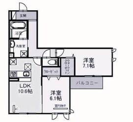 ラポール岡本の物件間取画像